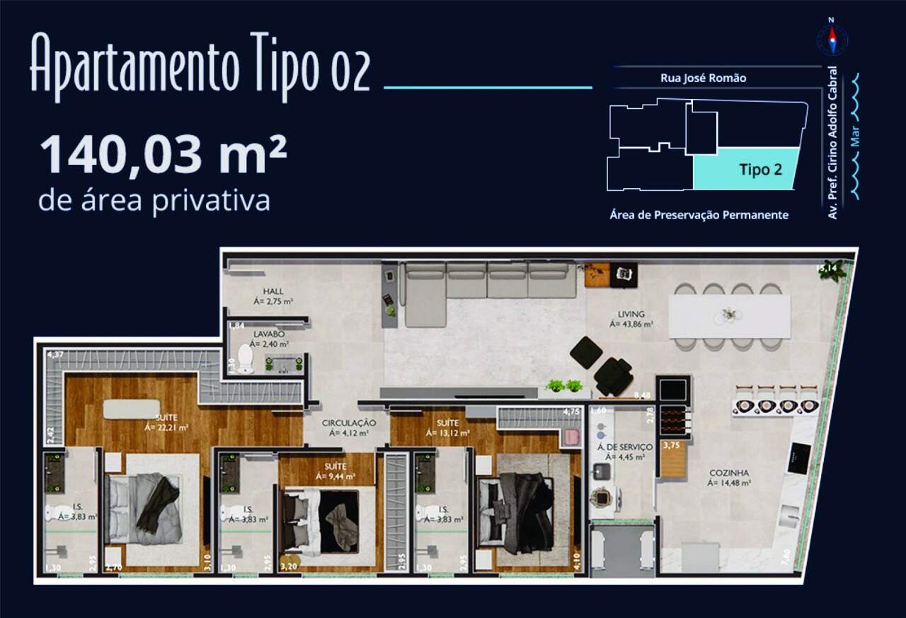 Apartamento à venda no Gravatá: 