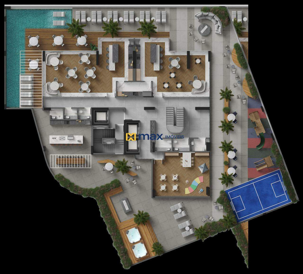 Apartamento à venda no Fazenda: Planta lazer
