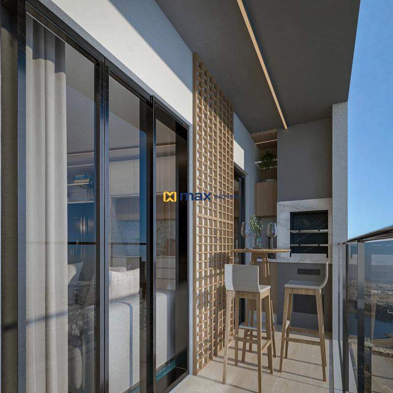 Apartamento à venda no Centro: Sacada com churrasqueira