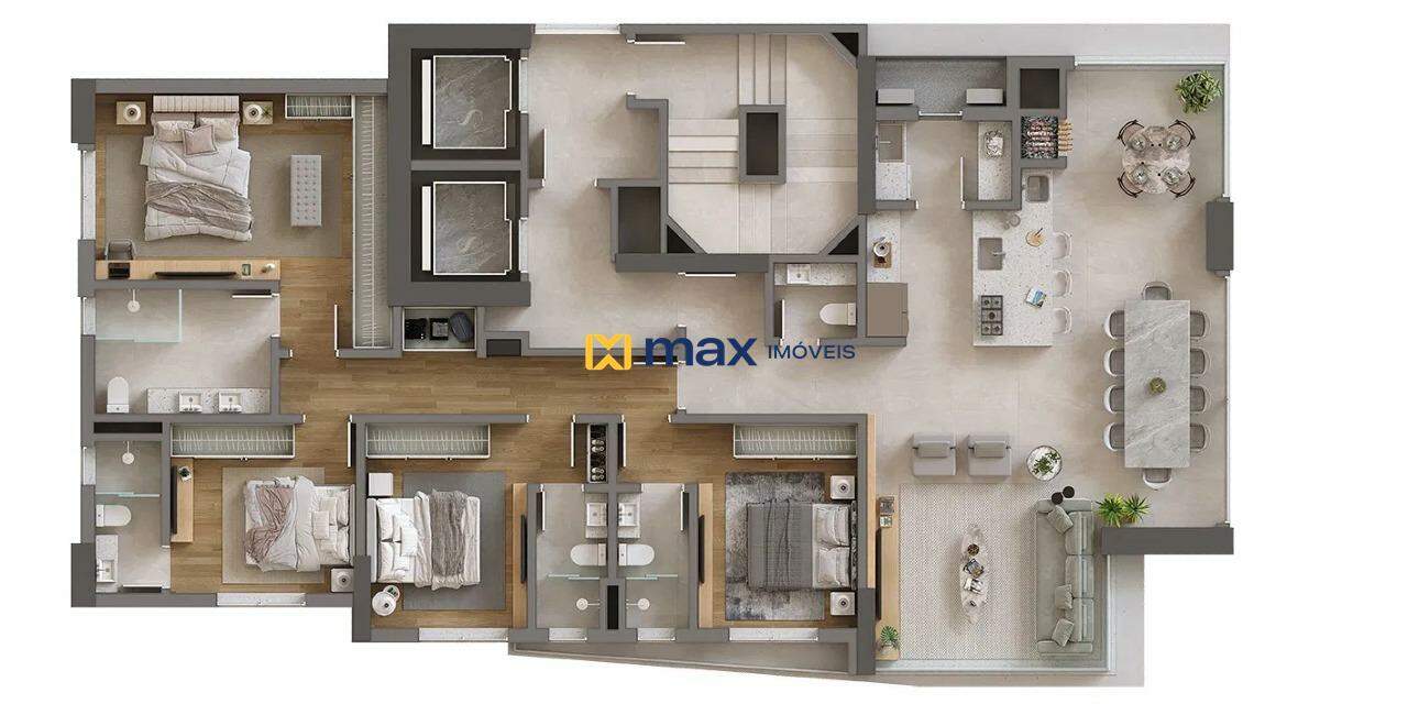Apartamento à venda no Centro: 