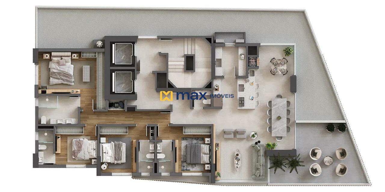 Apartamento à venda no Centro: 