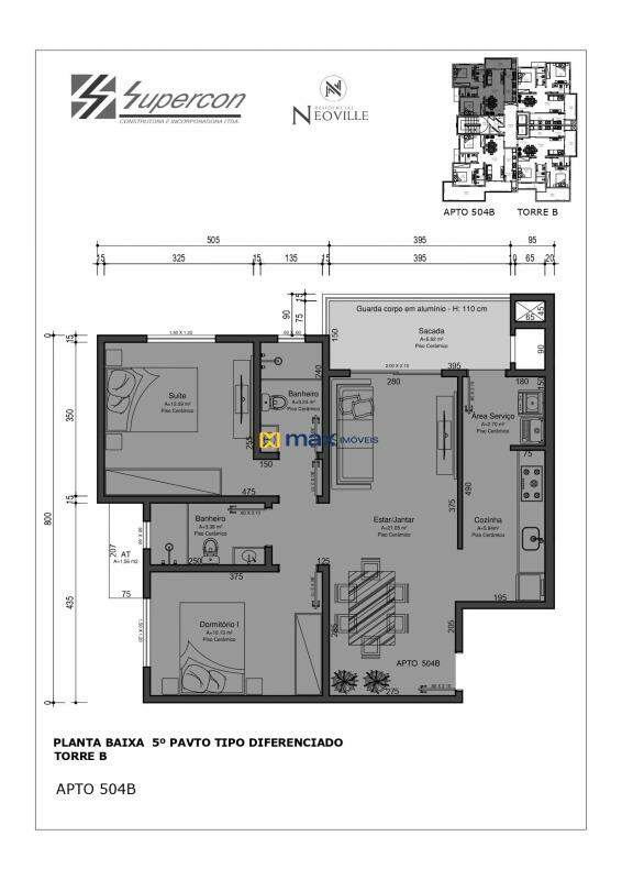 Apartamento à venda no Tabuleiro: