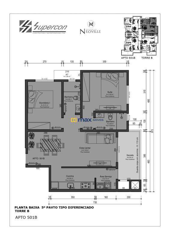 Apartamento à venda no Tabuleiro: