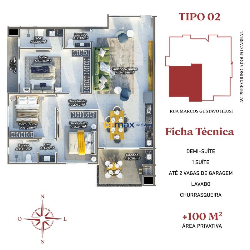 Apartamento à venda no Centro: 