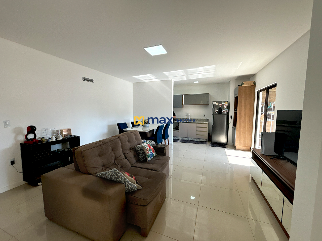 Apartamento à venda no Ressacada: Living integrado
