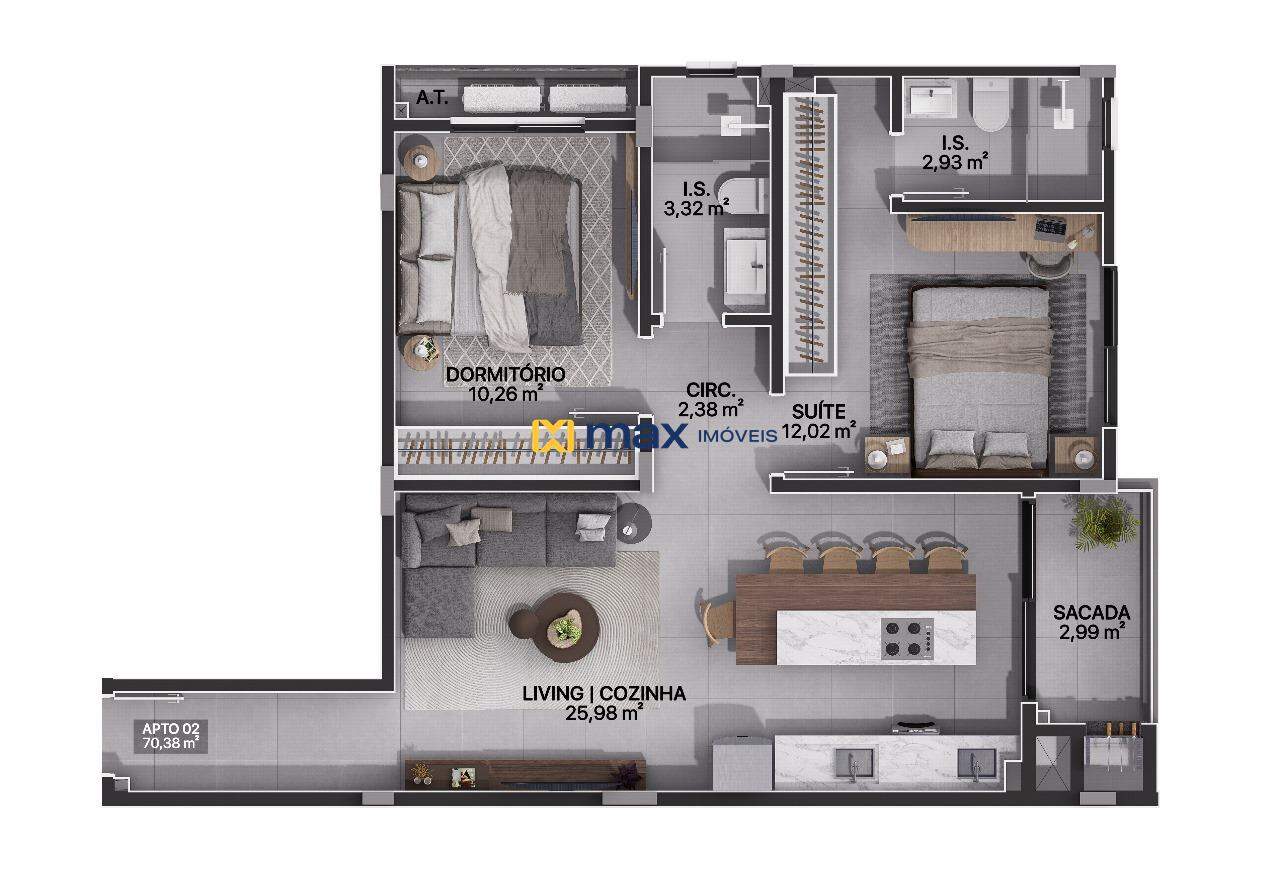 Apartamento à venda no Gravatá: 