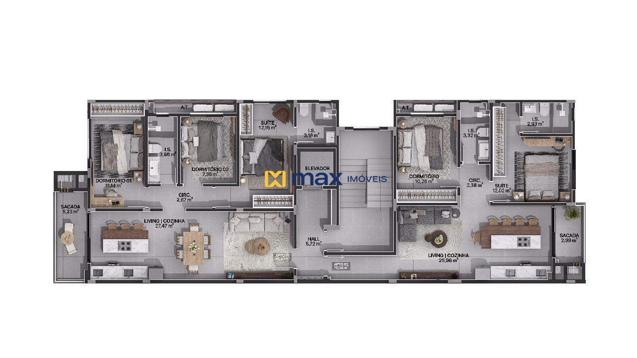 Apartamento à venda no Gravatá: 