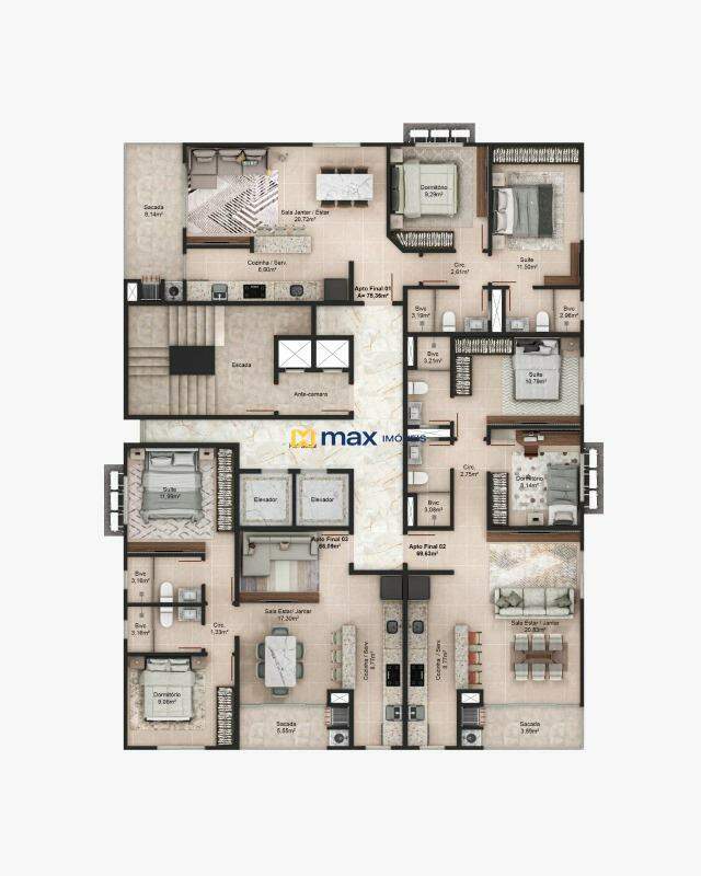Apartamento à venda no Gravatá: 