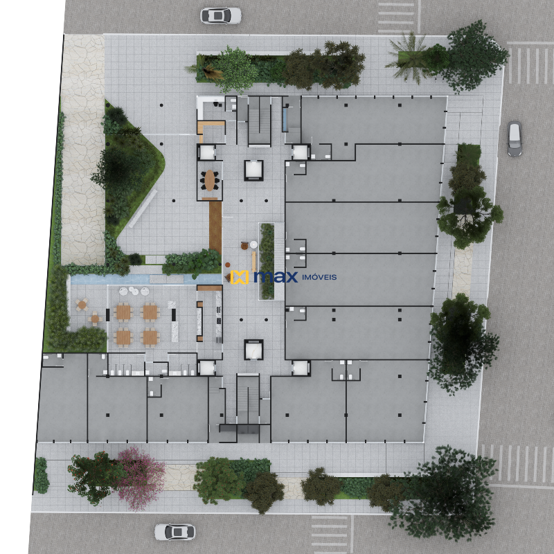 Apartamento à venda no Praia Brava: Planta térreo