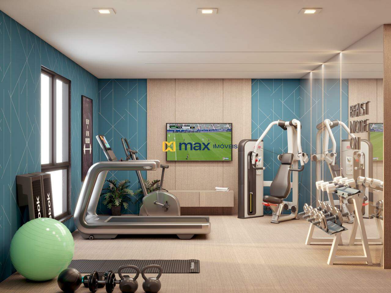 Apartamento à venda no Centro: Academia