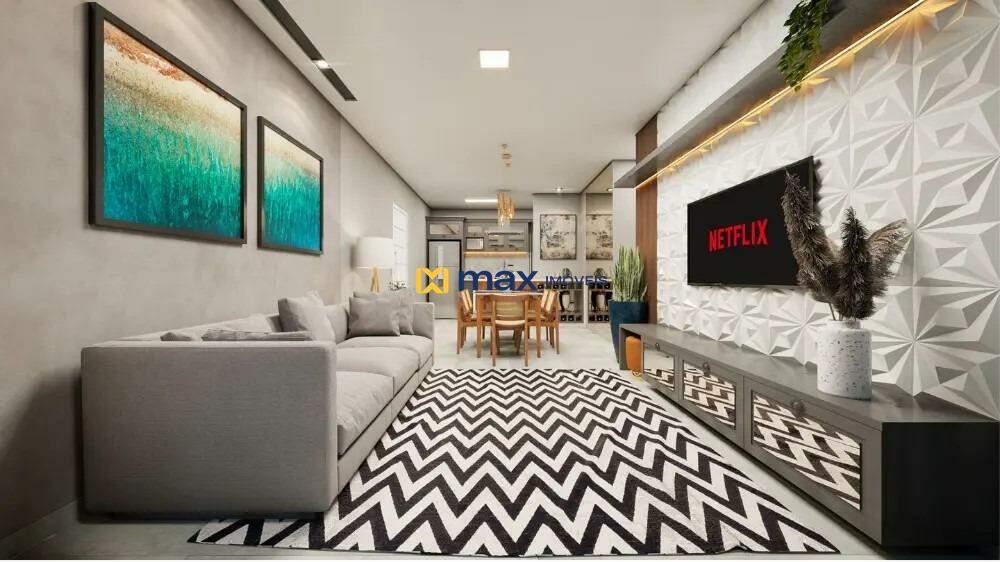 Apartamento à venda no São Vicente: Living integrado
