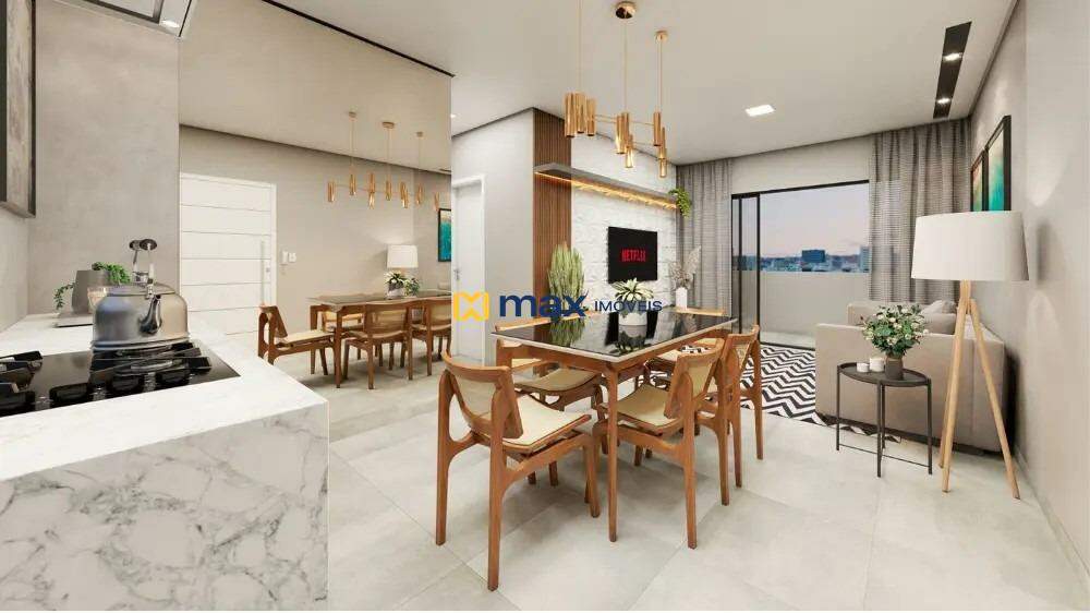 Apartamento à venda no São Vicente: Living integrado
