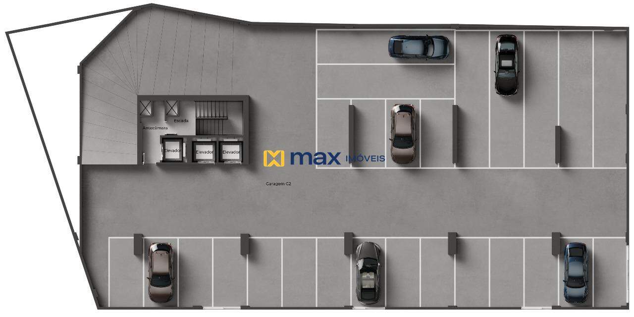 Apartamento à venda no Centro: Planta garagem