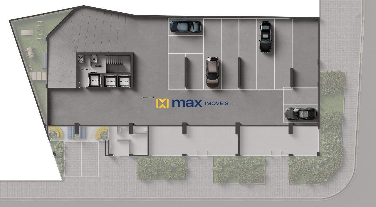Apartamento à venda no Centro: Planta mezanino