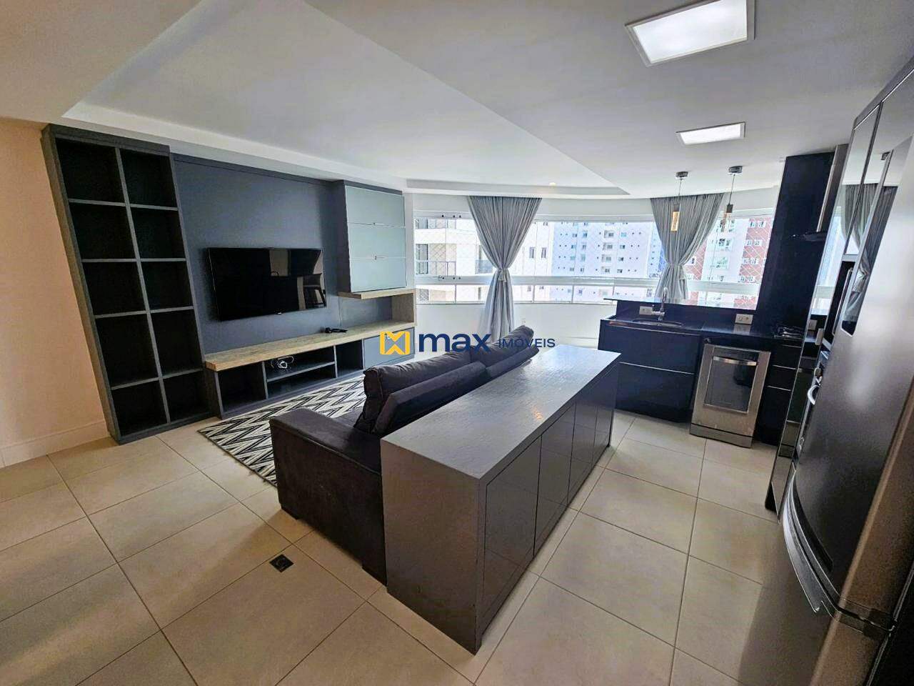 Apartamento à venda no Centro: Living integrado