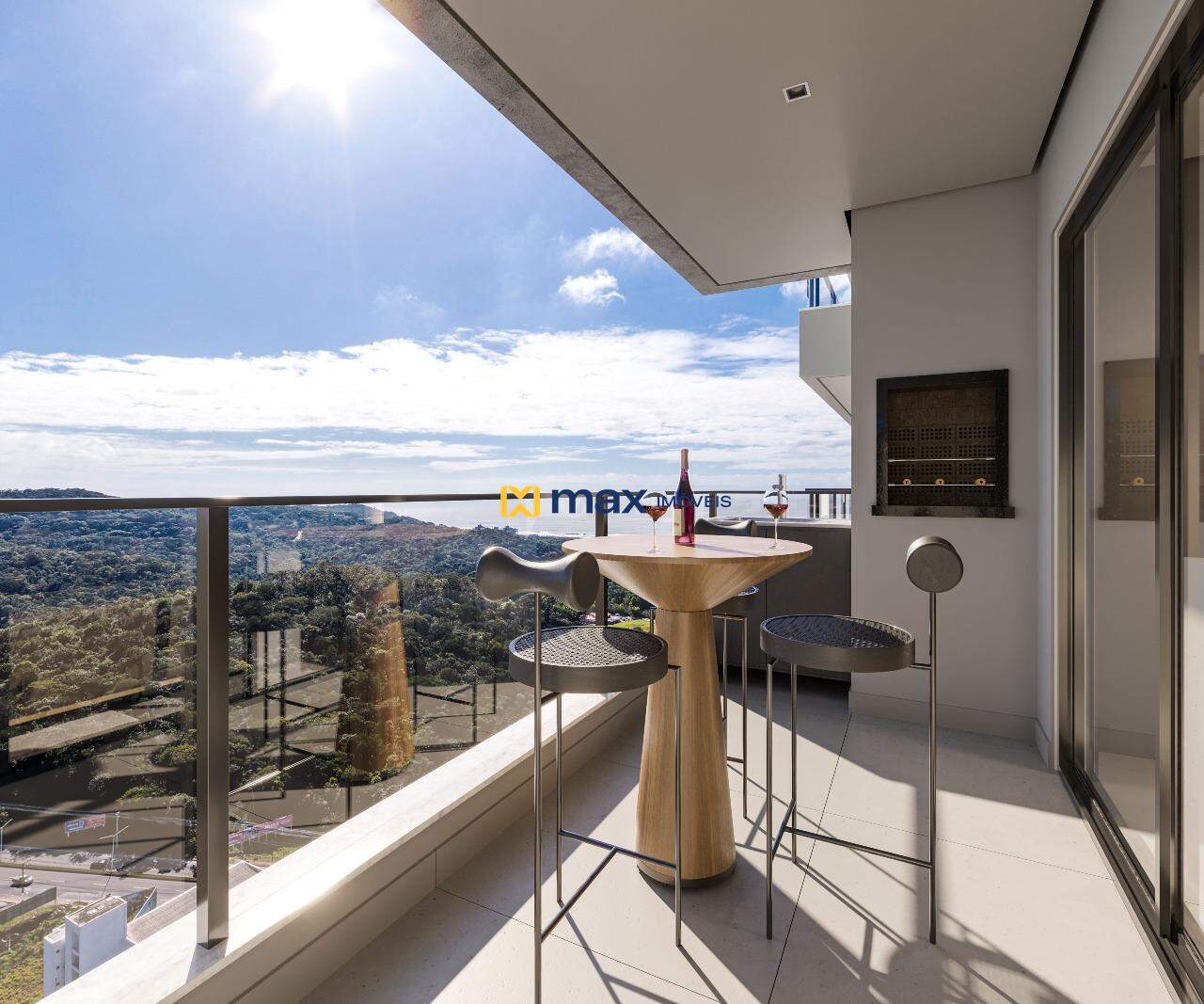 Apartamento à venda no Praia Brava: Sacada