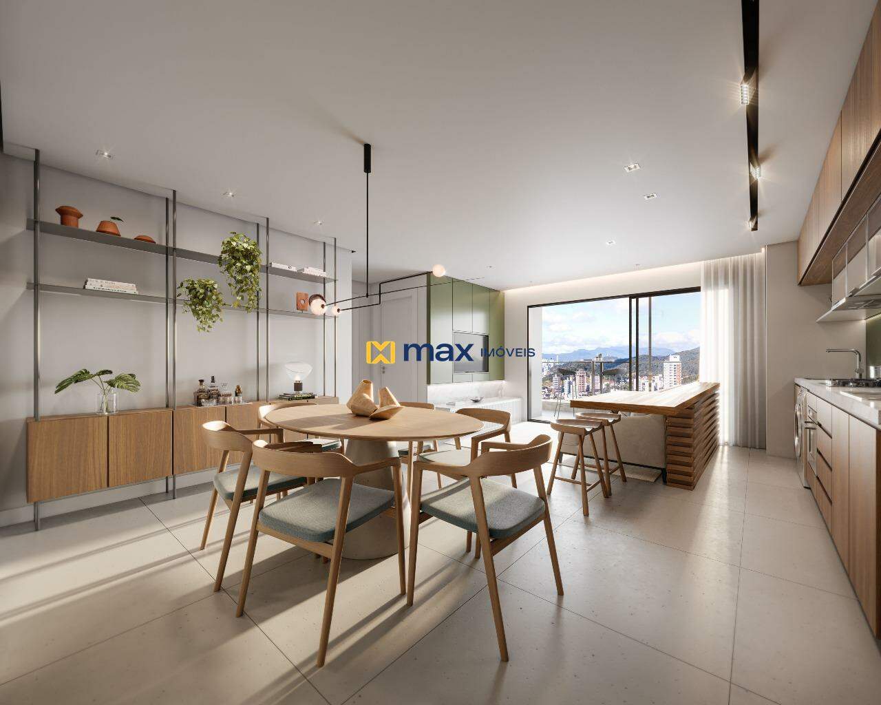 Apartamento à venda no Praia Brava: Living