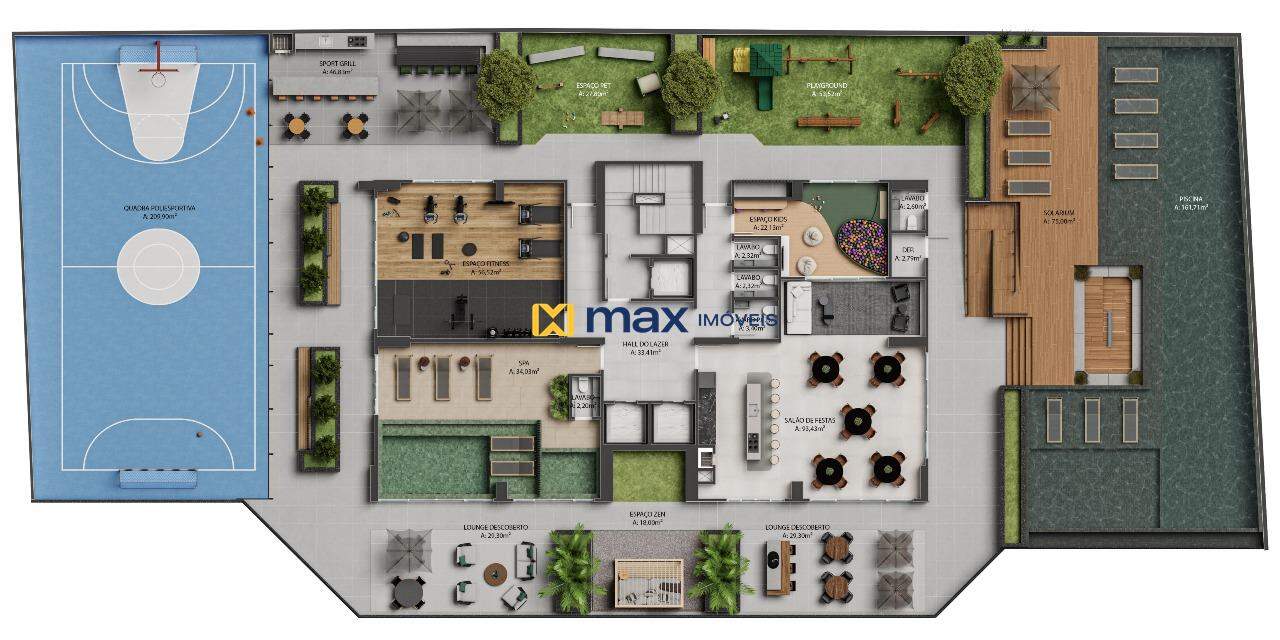 Apartamento à venda no Praia Brava: Planta