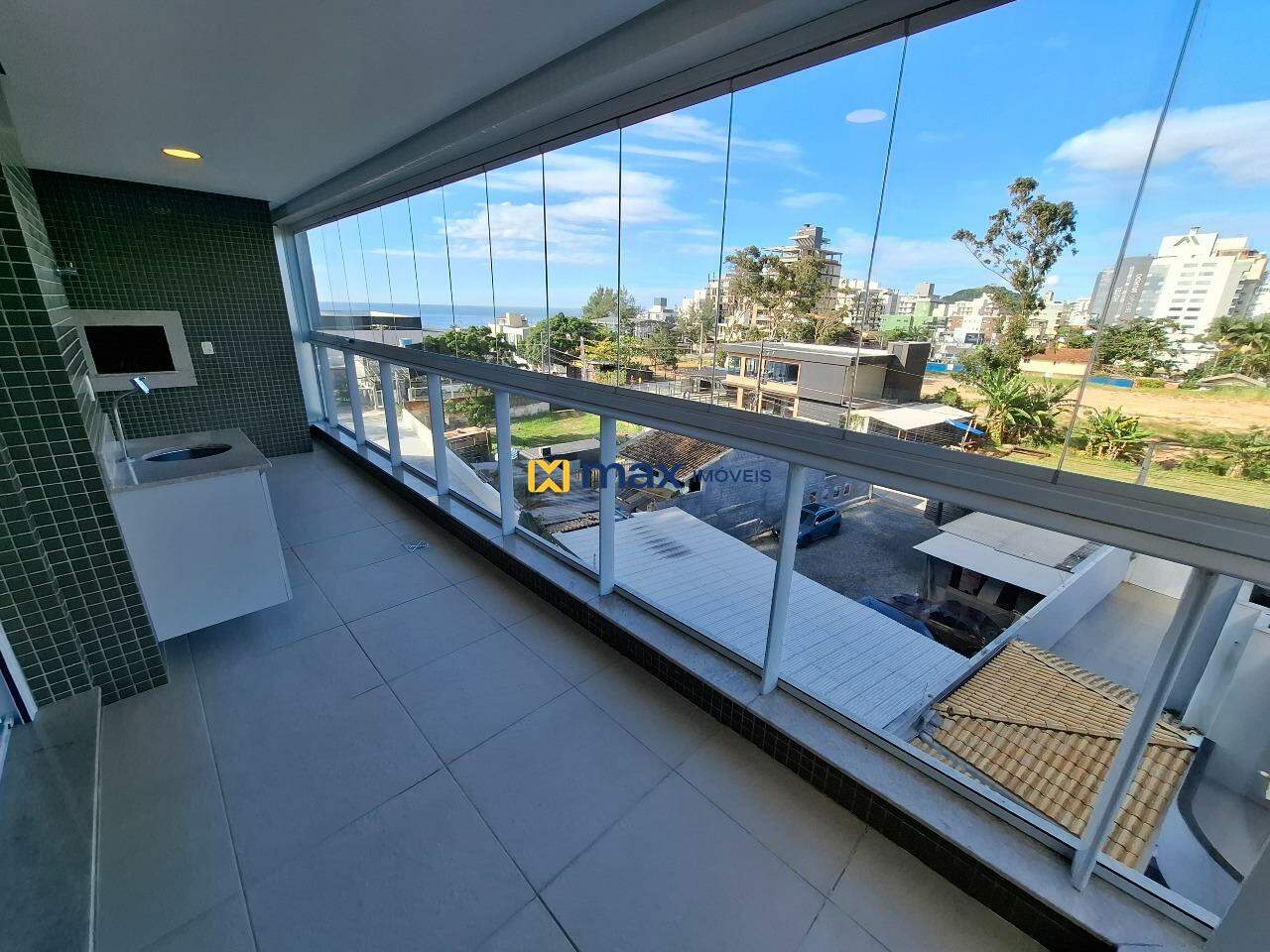 Apartamento para aluguel no Praia Brava: Sacada