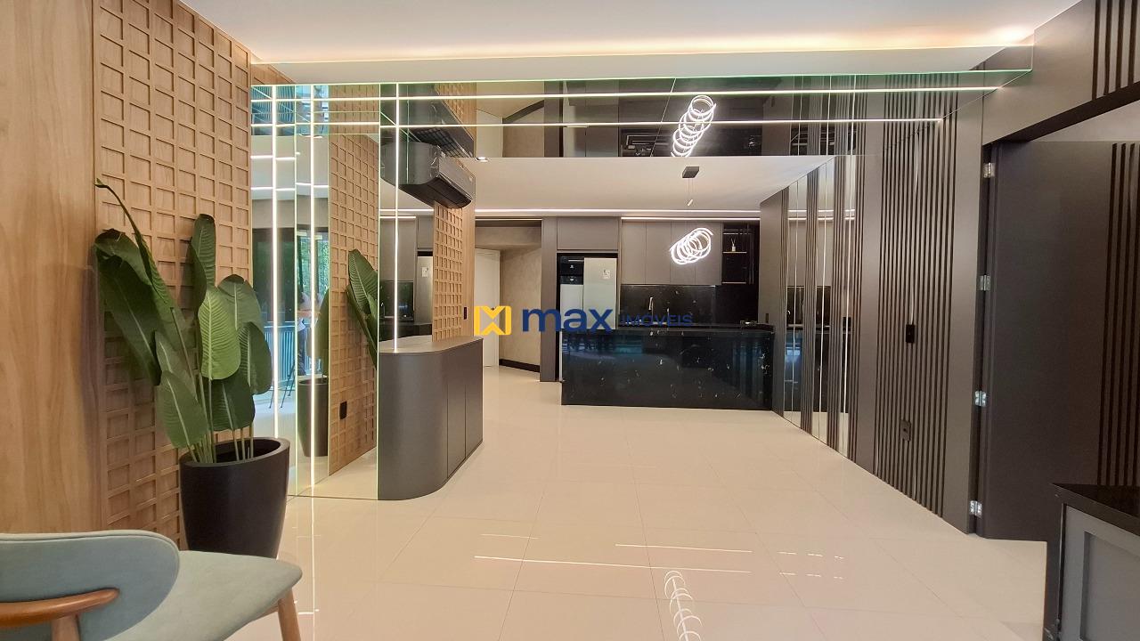 Apartamento à venda no Cabeçudas: Living integrado