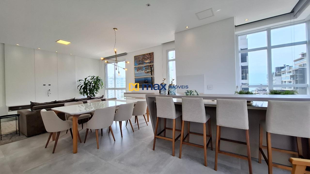 Apartamento para aluguel no Praia Brava: Living integrado