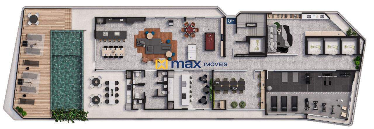 Apartamento à venda no Centro: Planta