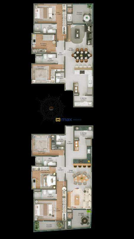 Apartamento à venda no Centro: 