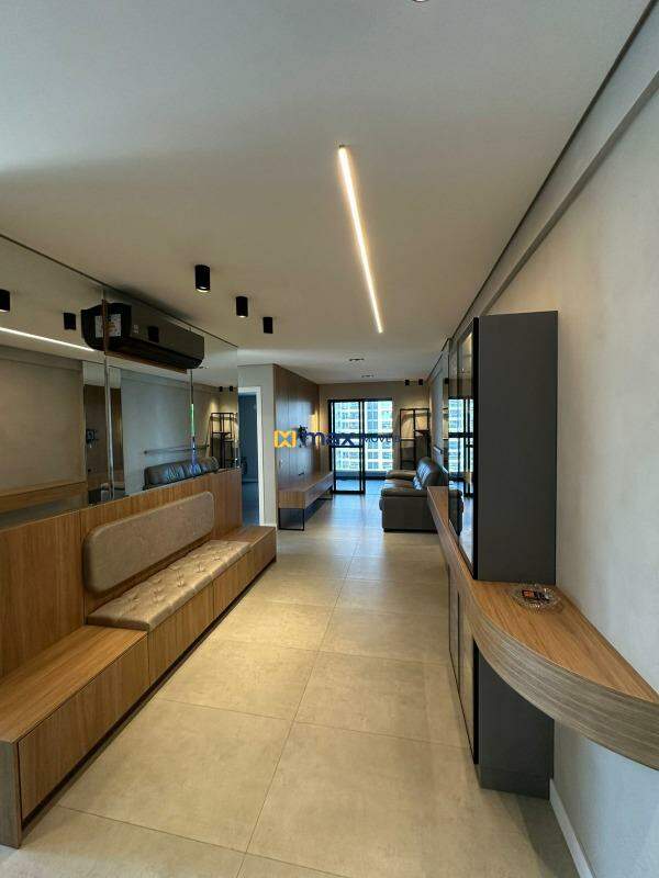 Apartamento para aluguel no Fazenda: Living integrada sala de estar/jantar