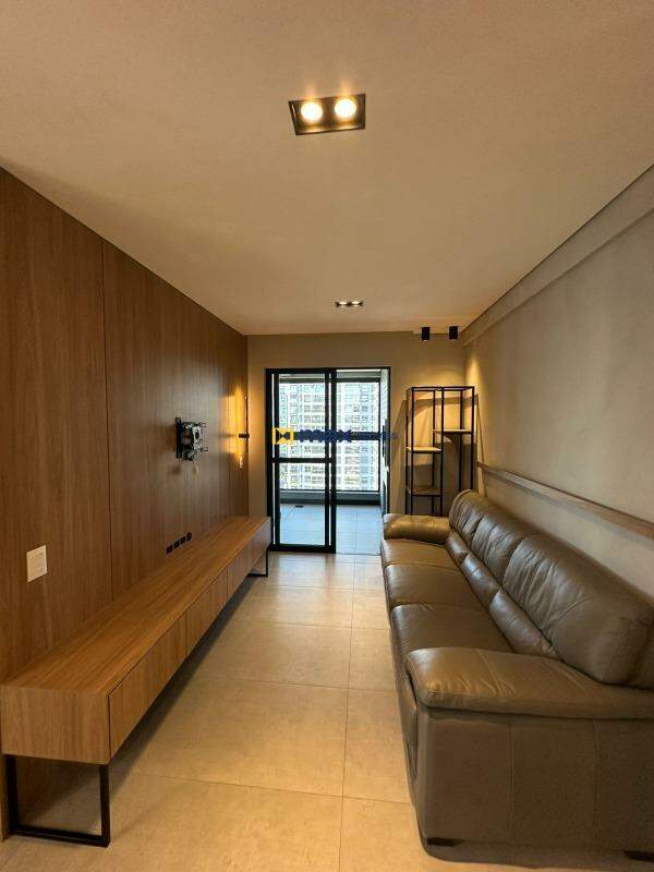 Apartamento para aluguel no Fazenda: Living integrada sala de estar/jantar