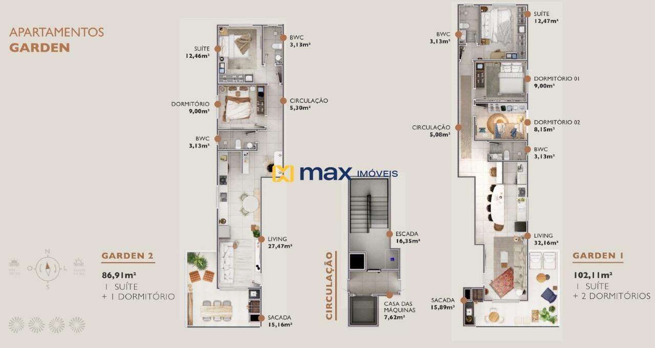Apartamento à venda no Gravatá: Planta