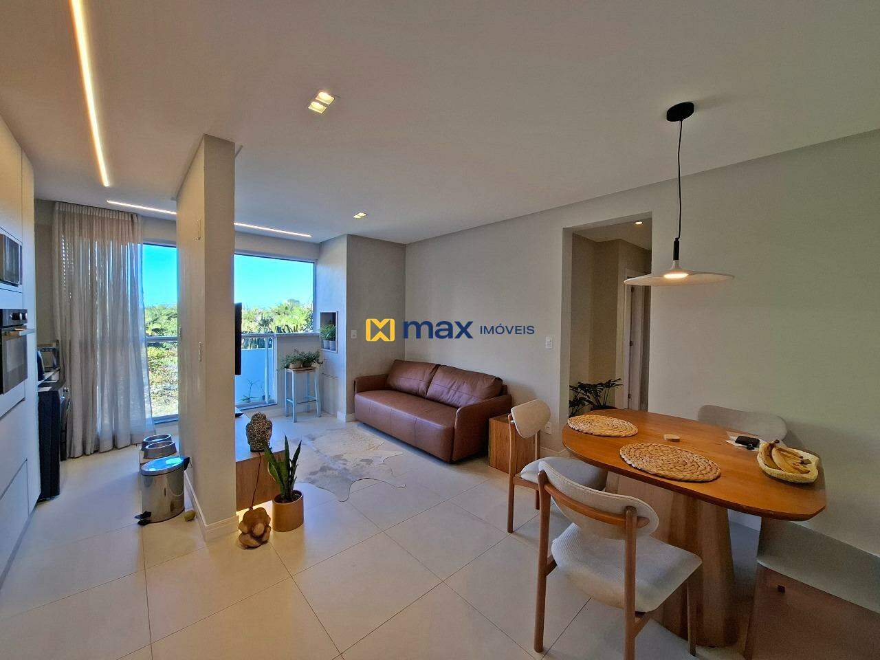 Apartamento à venda no Praia Brava de Itajaí: living integrado