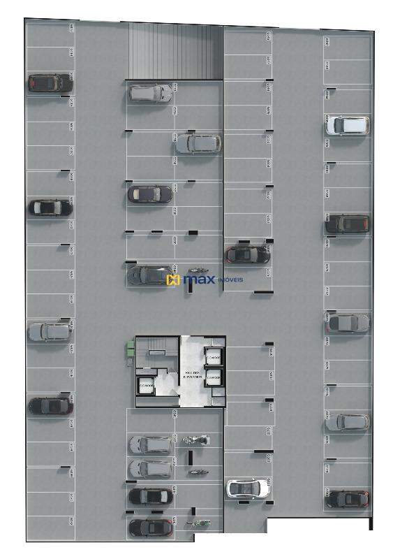 Apartamento à venda no Centro: Planta garagem