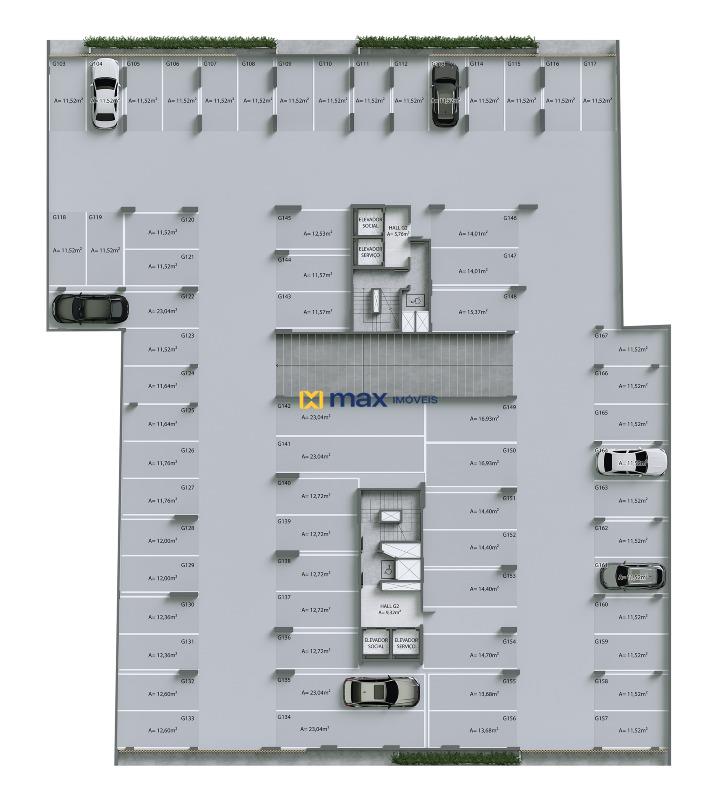Apartamento à venda no Fazendinha: Planta G2