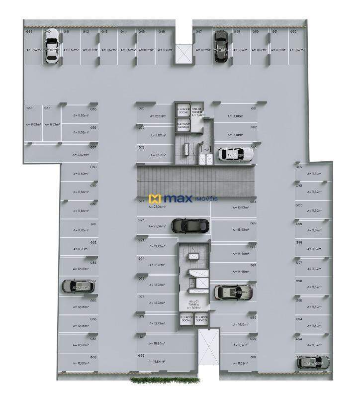 Apartamento à venda no Fazendinha: Planta G1