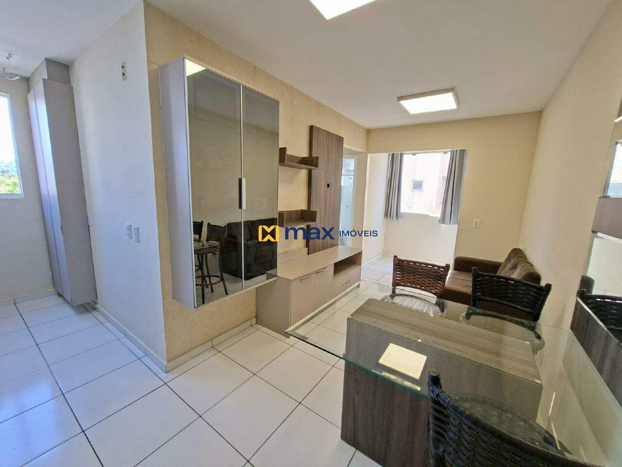 Apartamento para aluguel no Murta: Sala de estar/jantar
