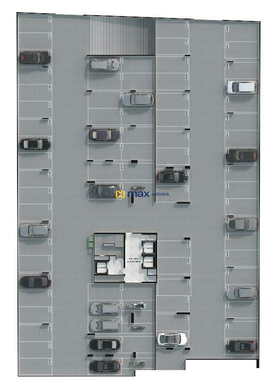 Apartamento à venda no Centro: Planta garagem