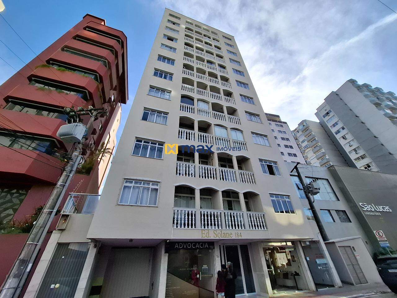 Apartamento para aluguel no Centro: Fachada