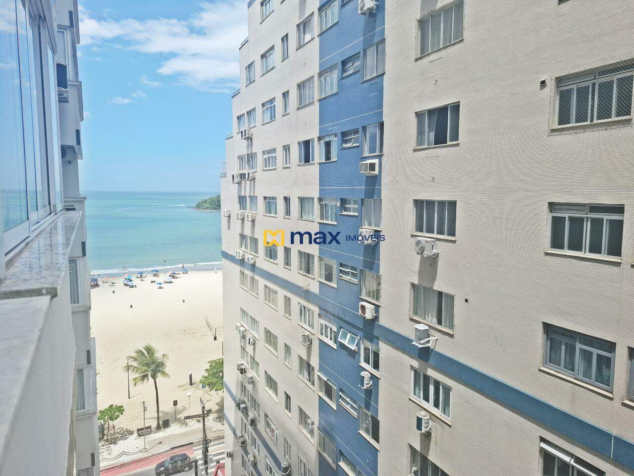Apartamento à venda no Centro: Vista mar da sacada