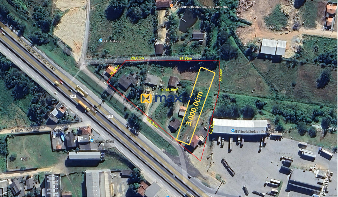 Terreno para aluguel no Vila Nova : 