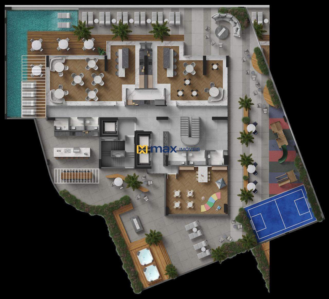 Apartamento à venda no Fazenda: Planta lazer