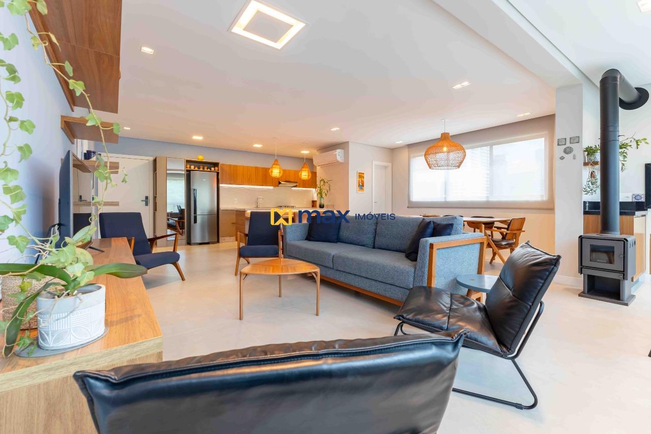 Apartamento à venda no Praia Brava: Living integrado