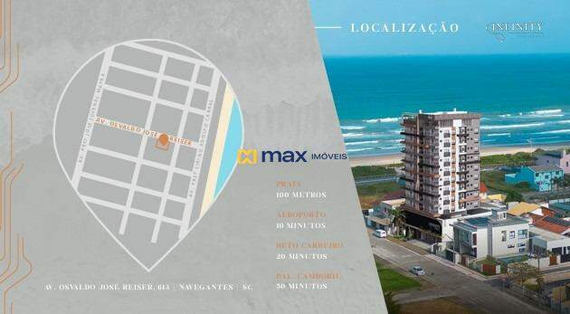 Sala à venda no Meia Praia: 