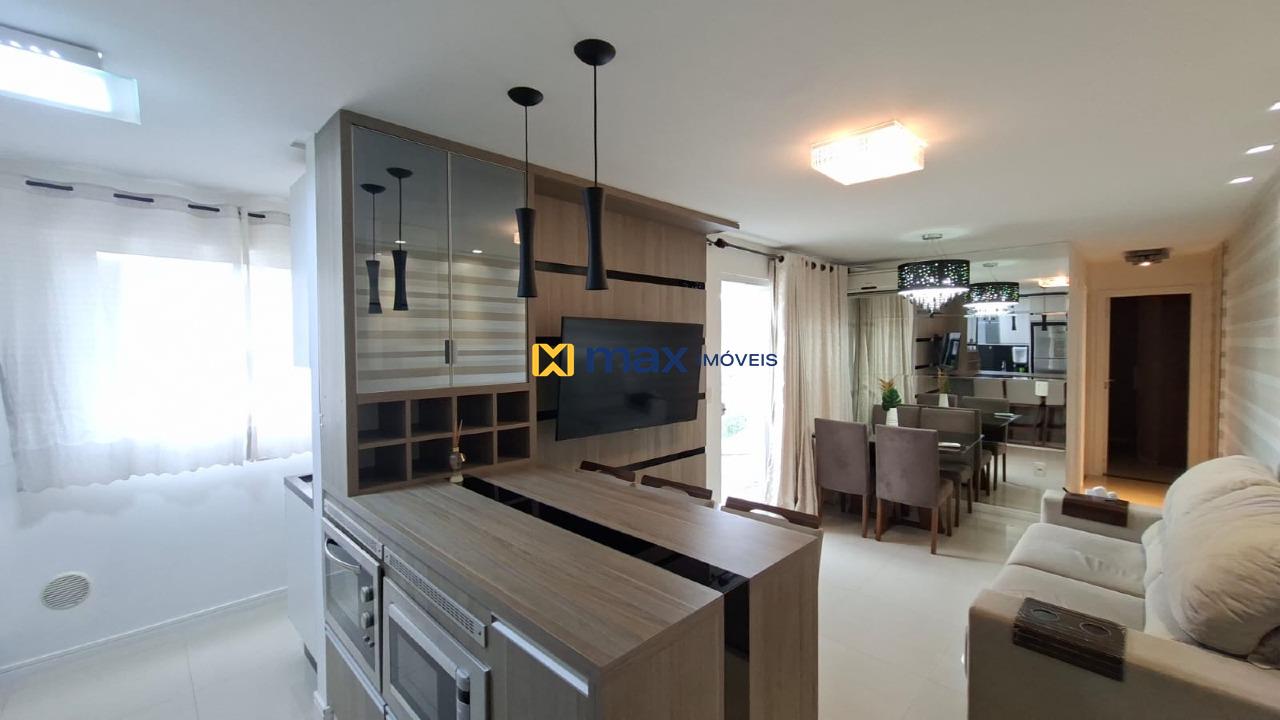 Apartamento para aluguel no Fazendinha: Sala de estar/jantar e cozinha