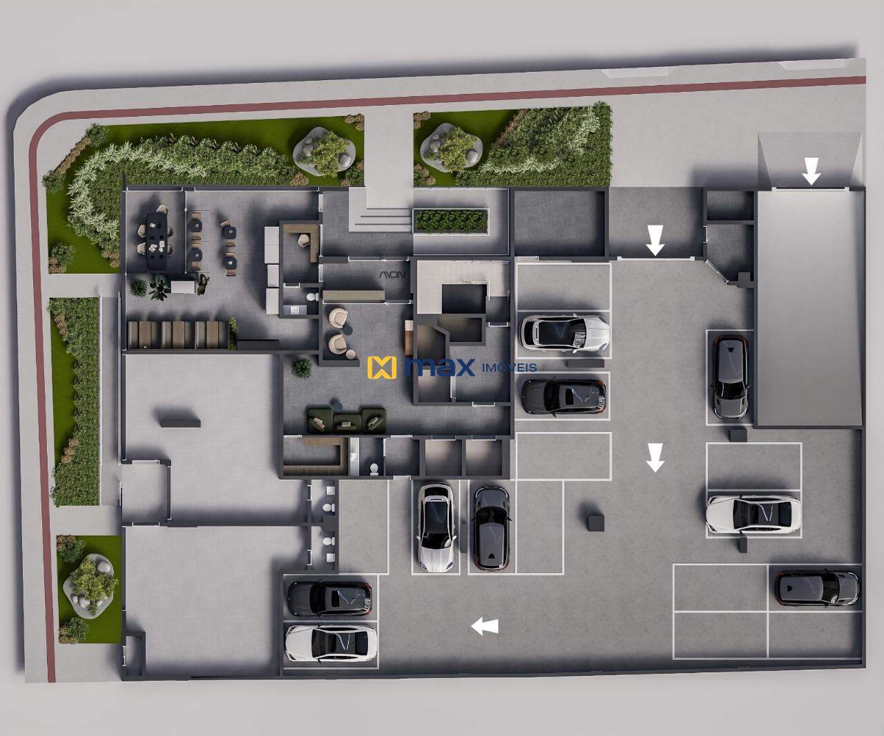 Apartamento à venda no Centro: Garagem