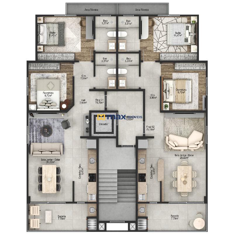 Apartamento à venda no Gravatá: 