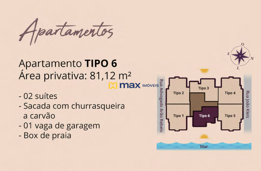 Apartamento à venda no Centro: 