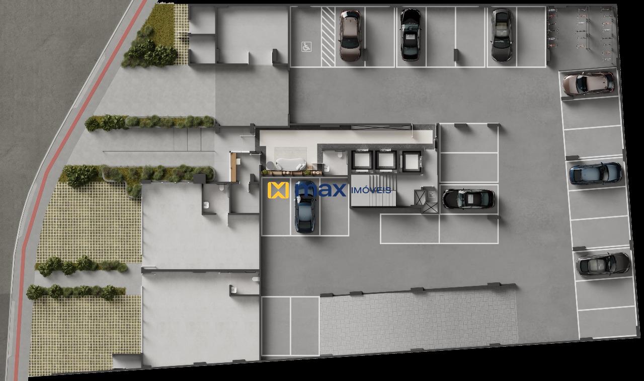 Apartamento à venda no Centro: Planta térreo