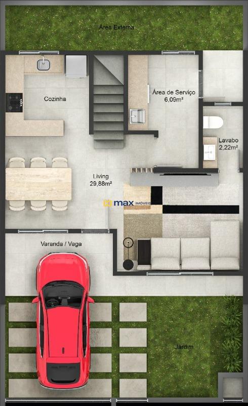 Casa à venda no Centro: 