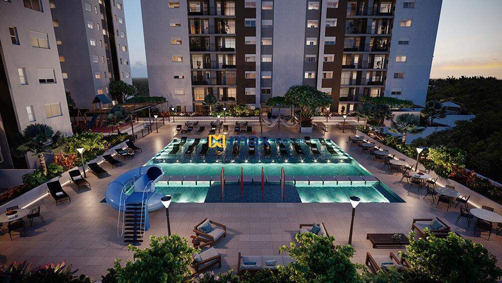 Apartamento à venda no Fazenda: Piscina noturna
