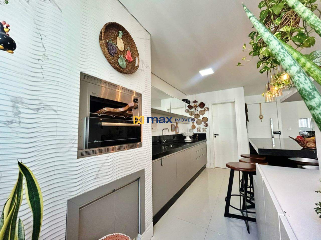 Apartamento para aluguel no Centro: Área Churrasqueira